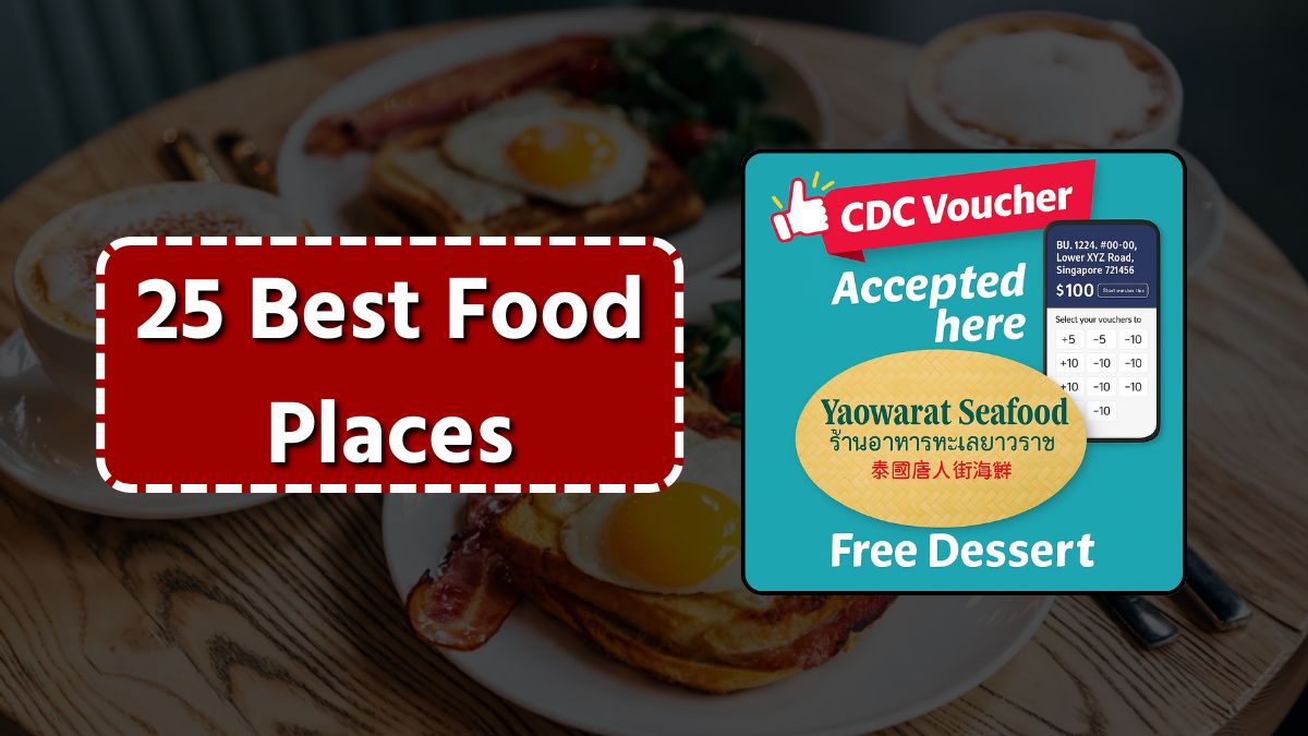 25 Best Food Places Received CDC Voucher