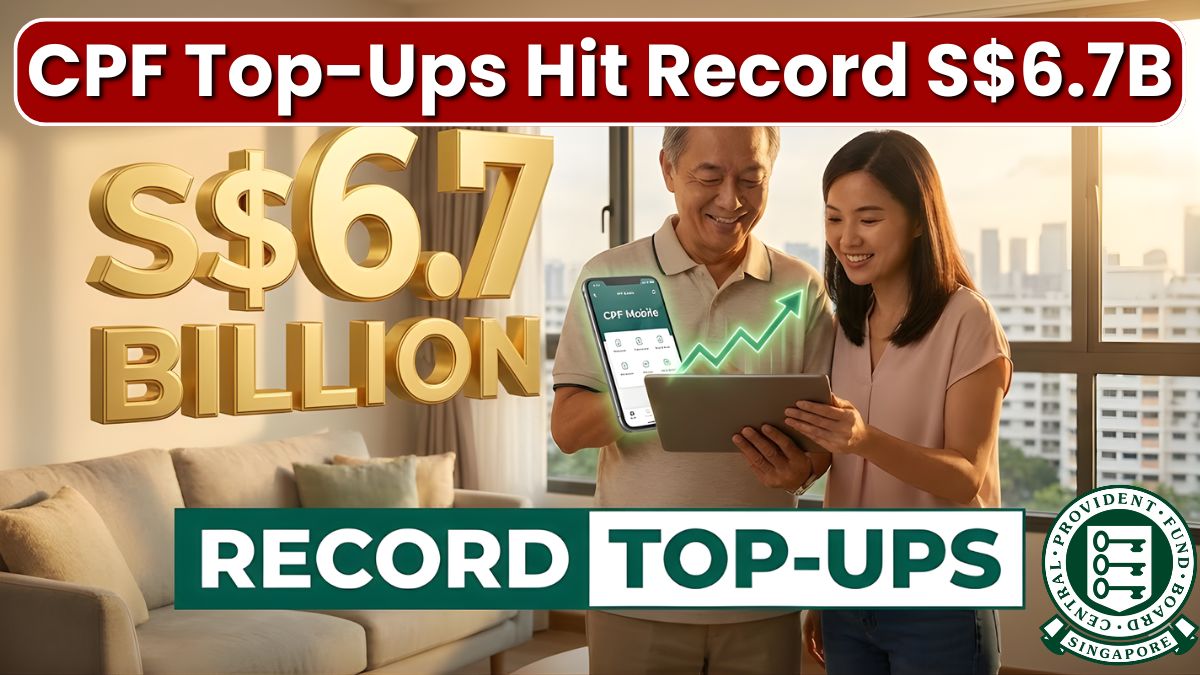CPF Top-Ups Hit Record S$6.7B