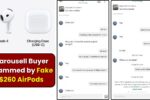 Carousell Buyer Scammed by Fake $260 AirPods