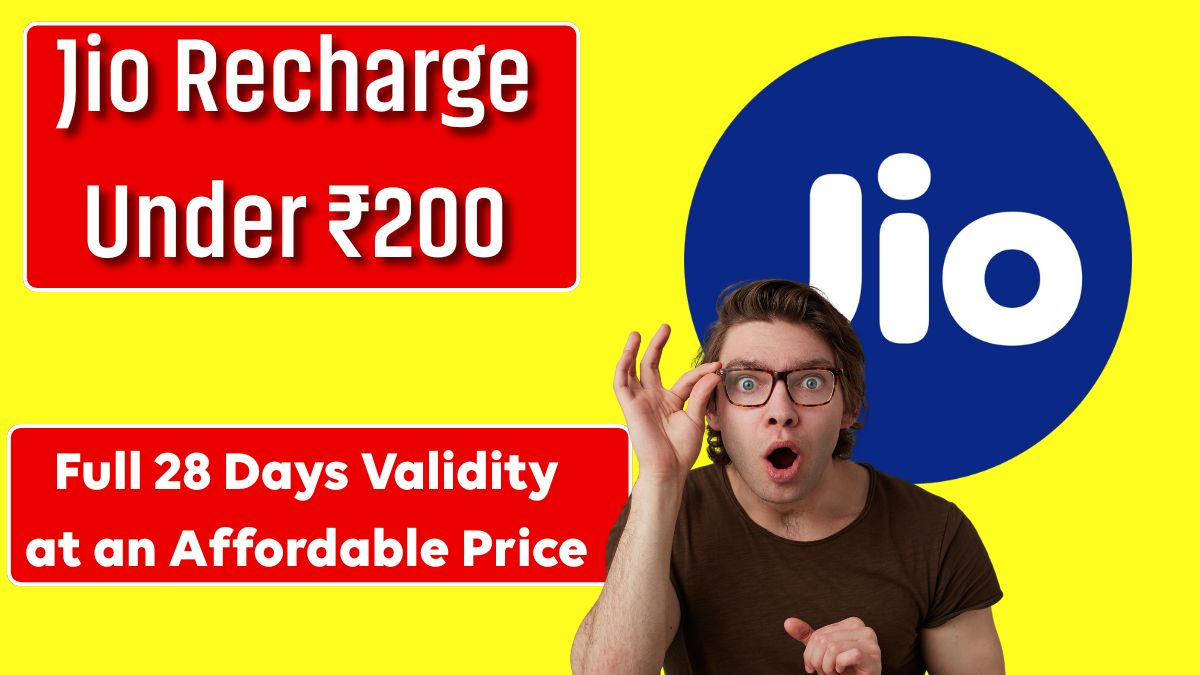 Jio Recharge Under ₹200